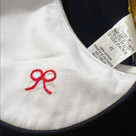 The Beaufort Bonnet Company Long Sleeve Cindy Lou Sash Dress size 4T - Picture 6 of 6